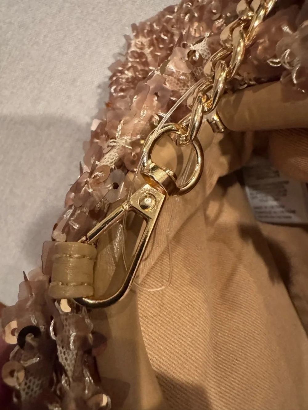 Anthropologie Maeve Sequin Slouchy Clutch - Picture 4 of 6